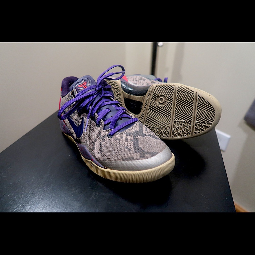 KOBE 8 VIII Mineral Gray Snakeskin